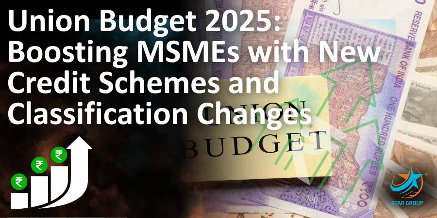 Union Budget 2025: Boosting MSMEs with New Credit Schemes and Classification Changes